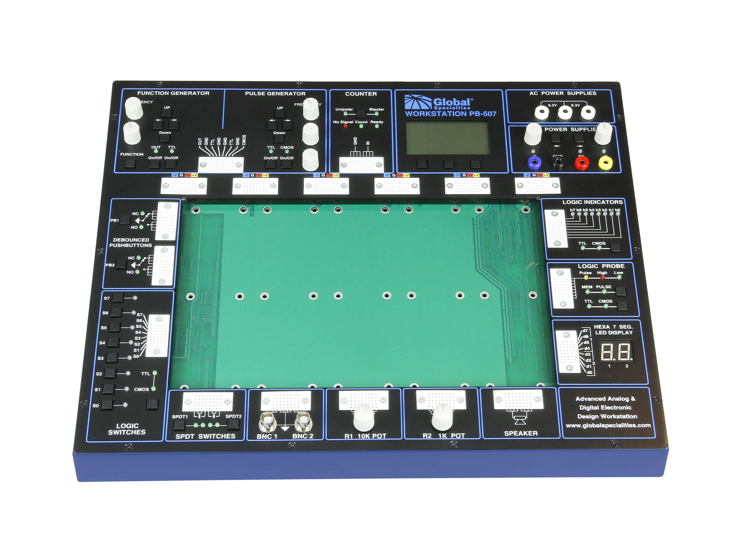 PB-507: Advanced Analog And Digital Electronic Design Trainer